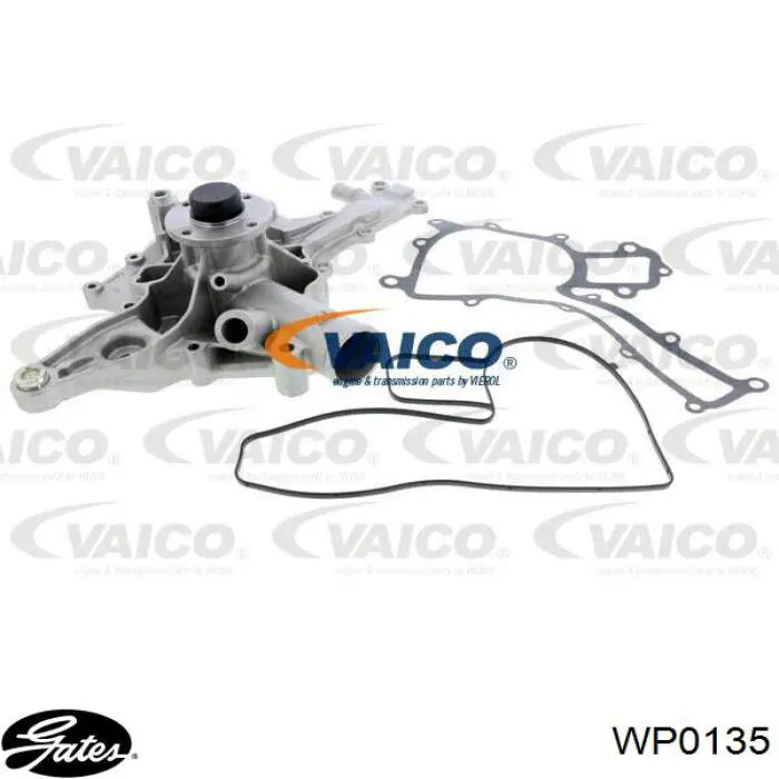 Помпа охолодження Gates WP0135 ціна, від 74.62 USD