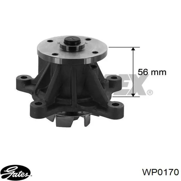 Помпа водяна, (насос) охолодження WP0170 Gates