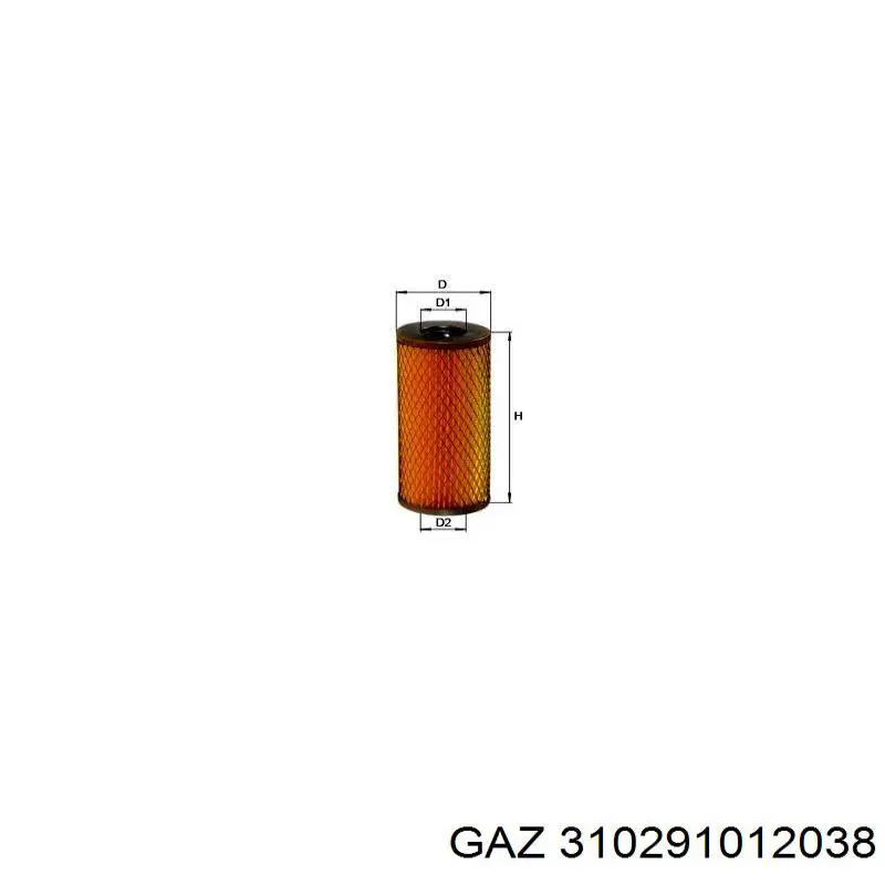 310291012038 GAZ Фільтр масла