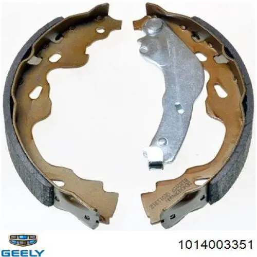 Колодки гальмові задні, барабанні Geely 1014003351 ціна, від 16.72 USD
