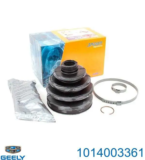 1014003361 Geely Пильник ШРУСа зовнішній, передній піввісі