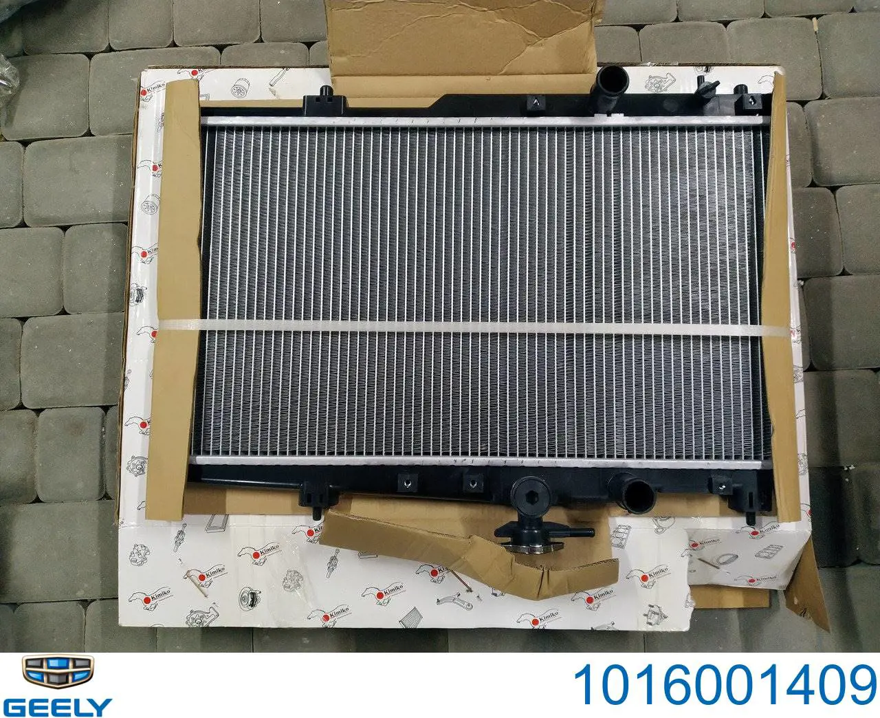1016001409 Geely Радіатор охолодження двигуна