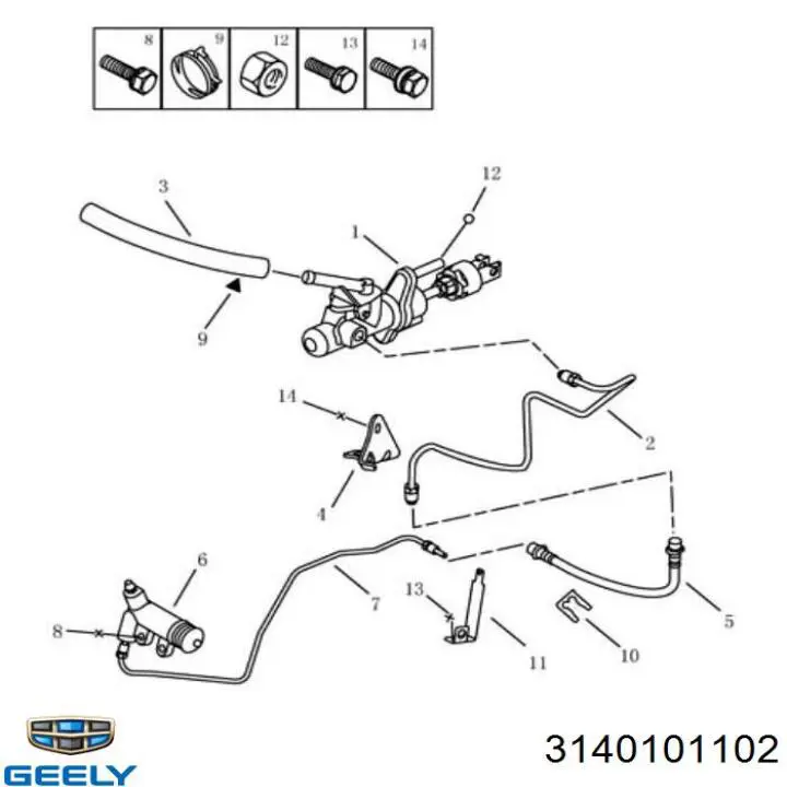 3140101102 Geely 