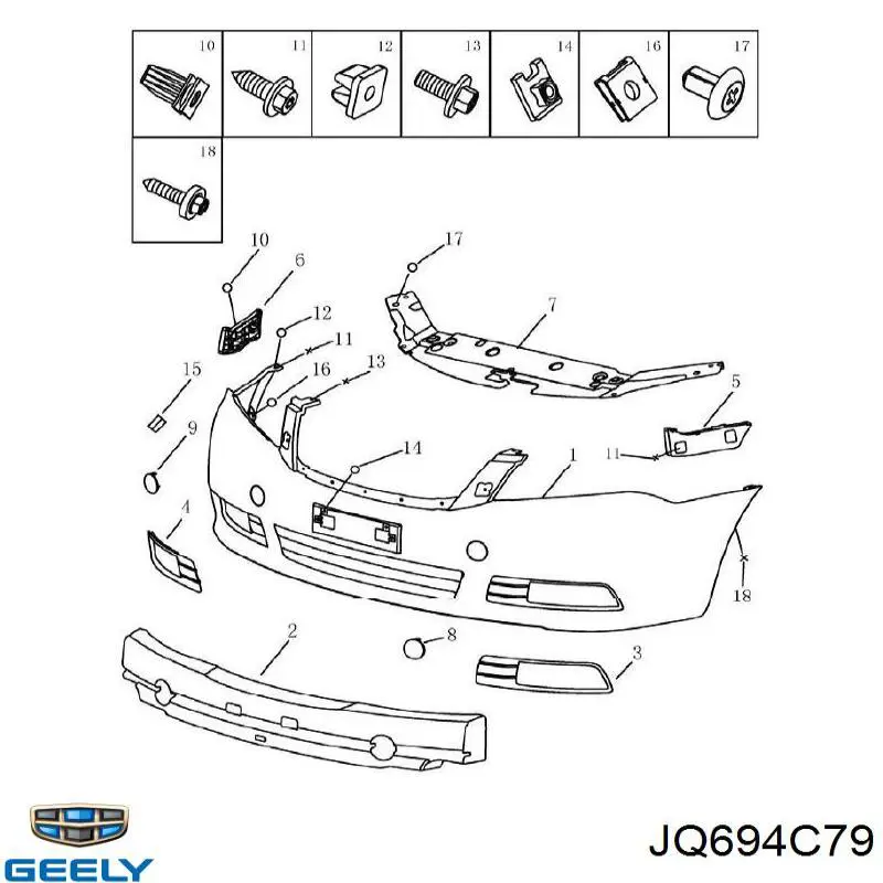 JQ694C79 Geely 