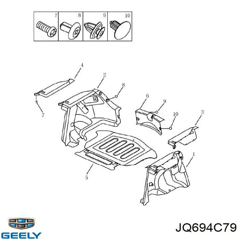 Купити JQ694C79 Geely 