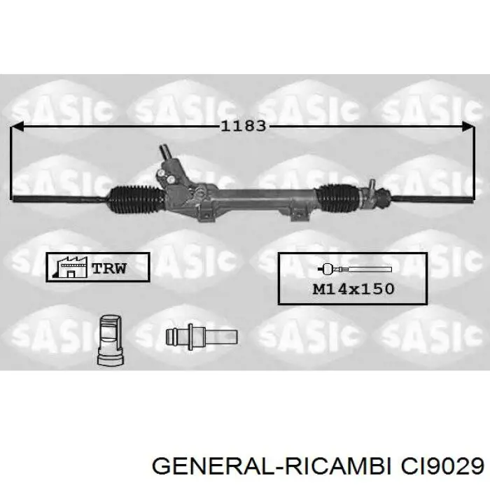 Купити CI9029 General Ricambi Рульова рейка