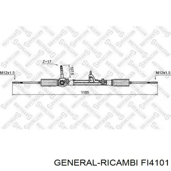 Купити FI4101 General Ricambi Рульова рейка