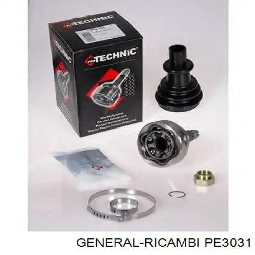 Привід передній лівий General Ricambi PE3031 ціна, від 48.34 USD