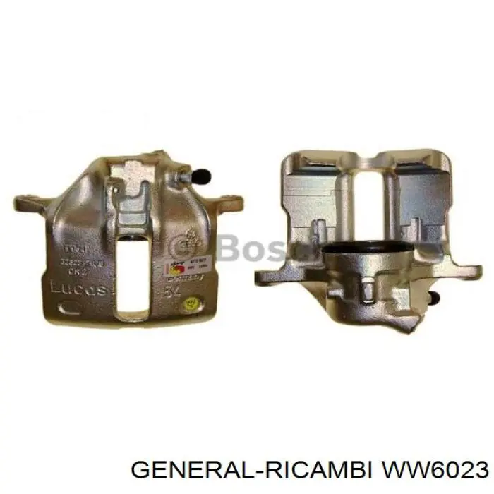 WW6023 General Ricambi Супорт гальмівний задній лівий