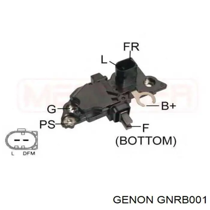 Реле зарядки генератора Genon GNRB001 ціна, від 19.69 USD