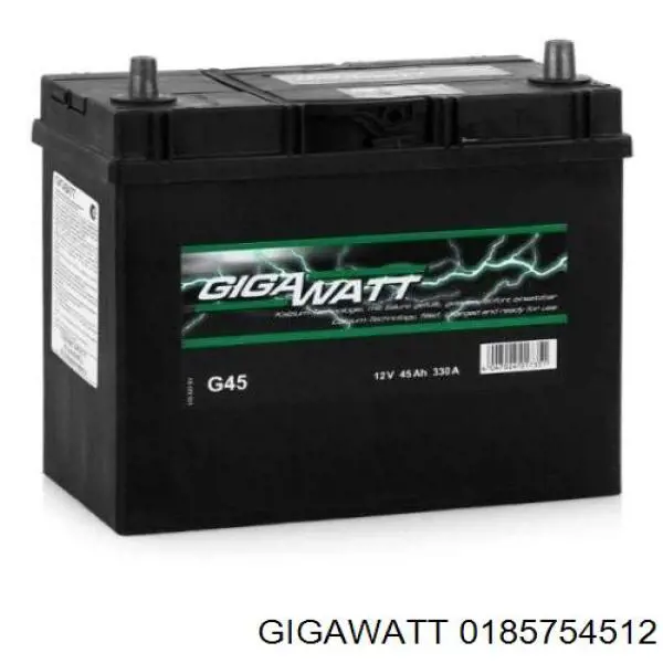 0185754512 Gigawatt Авто акумулятор