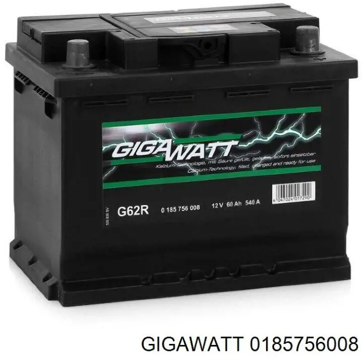 0185756008 Gigawatt Авто акумулятор