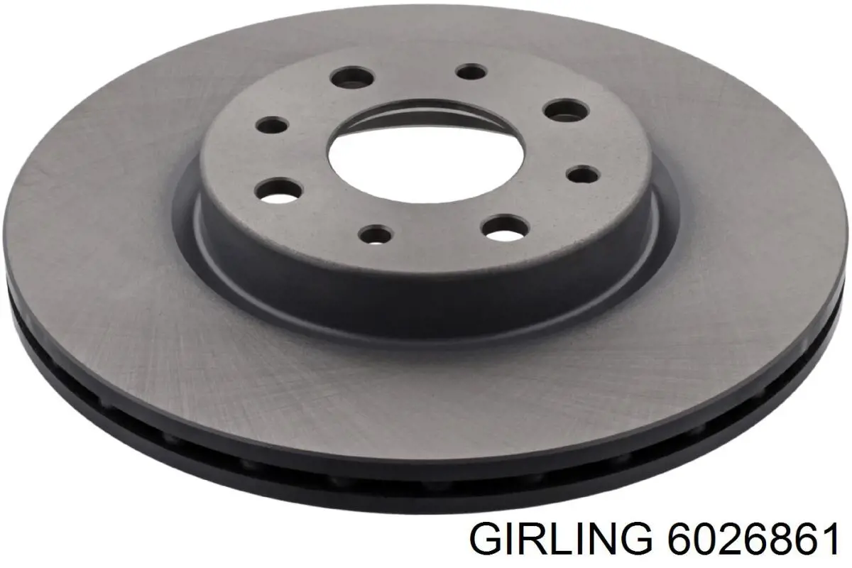 6026861 Girling диск гальмівний передній