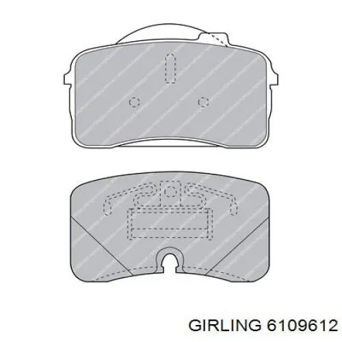Купити P228300 Woking Колодки гальмівні передні, дискові