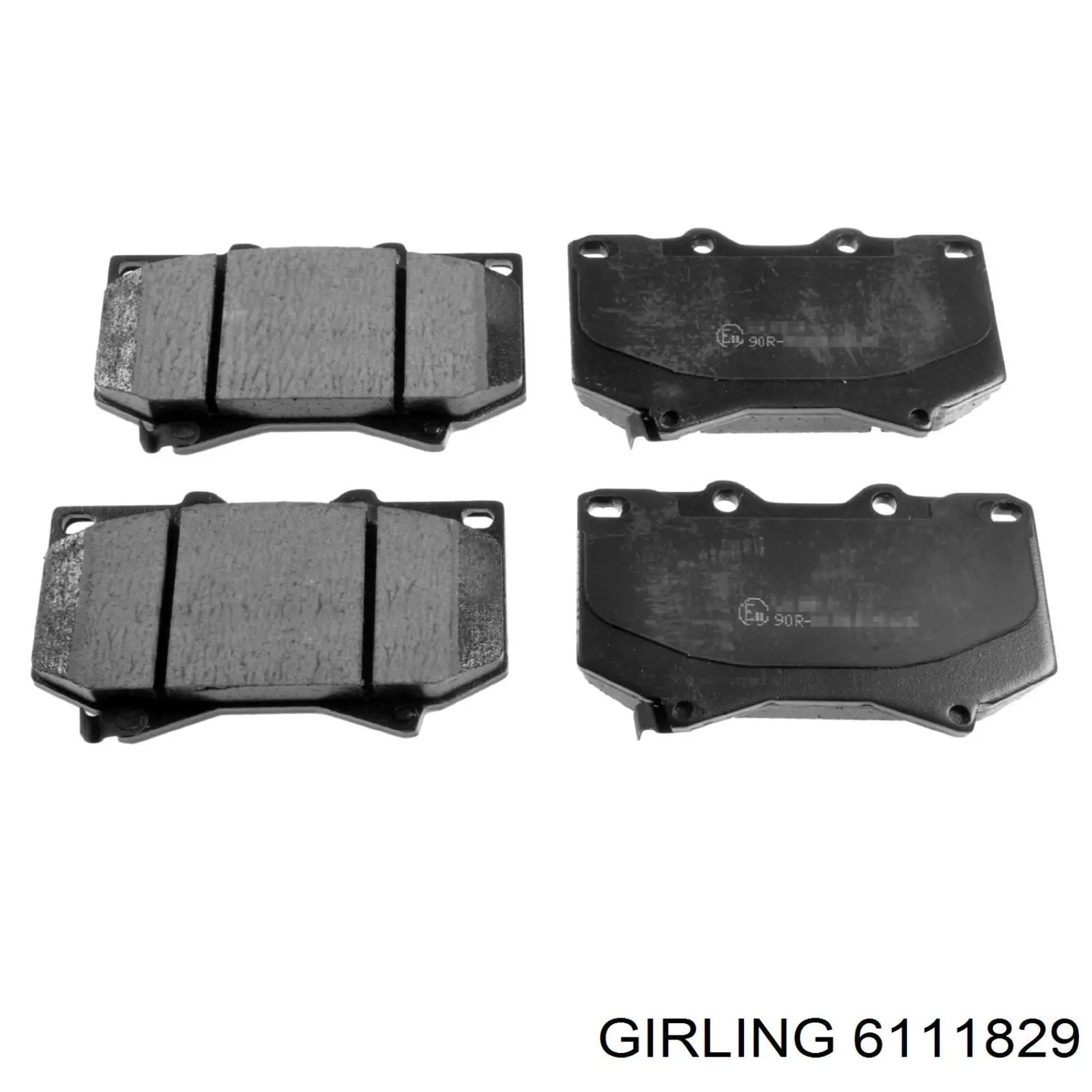 Купити 6111829 Girling Задні колодки