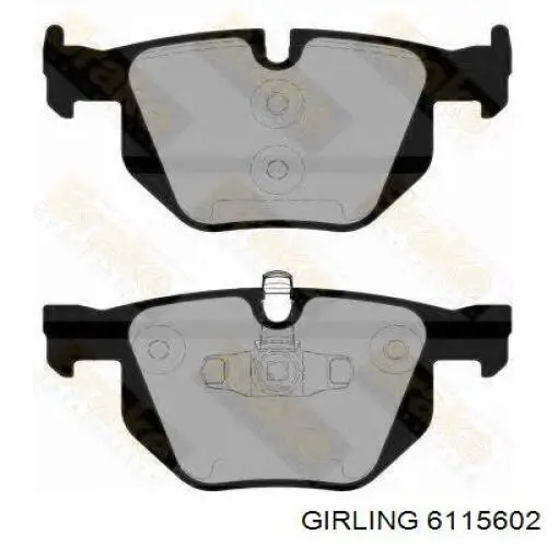 Задні гальмівні колодки Girling 6115602 ціна, від 25.59 USD