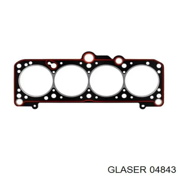 04843 Glaser прокладка головки блока циліндрів (гбц)