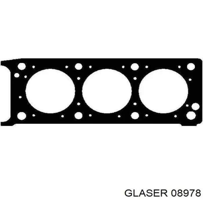 Прокладка головки блока циліндрів (ГБЦ), ліва Peugeot 505 (551A) (Пежо 505)