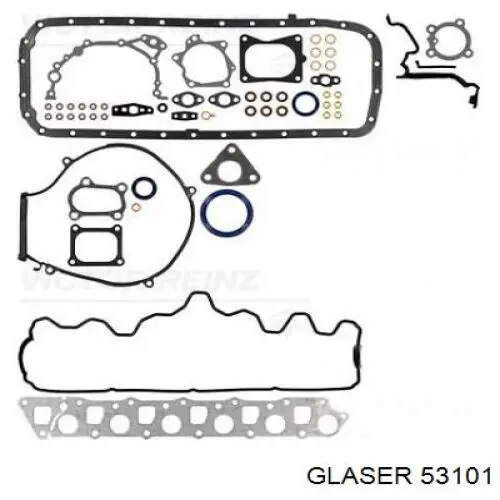 53101 Glaser прокладка клапанної кришки двигуна
