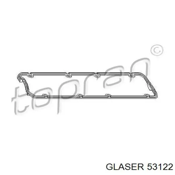 Прокладка клапанної кришки двигуна 53122 Glaser