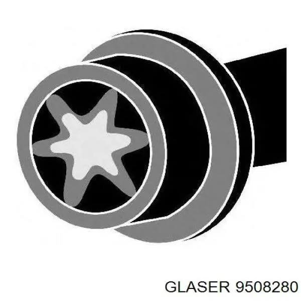 9508280 Glaser Болт головки блока цилиндров (Комплект; Количество, шт: 10)