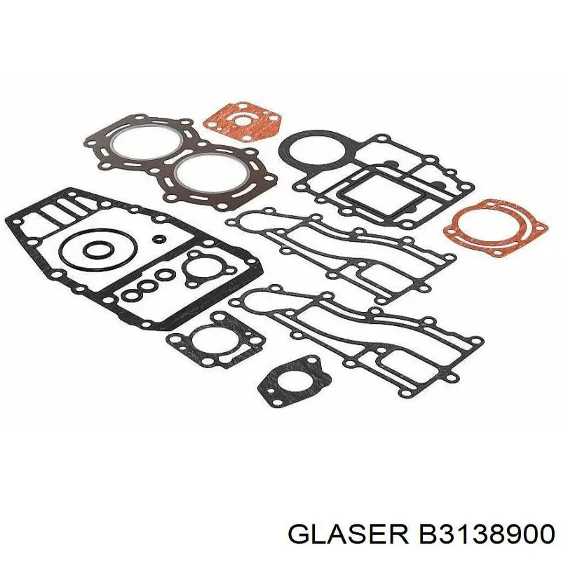 B3138900 Glaser комплект прокладок двигуна, нижній