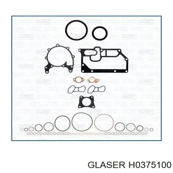 H0375100 Glaser прокладка головки блока циліндрів (гбц)