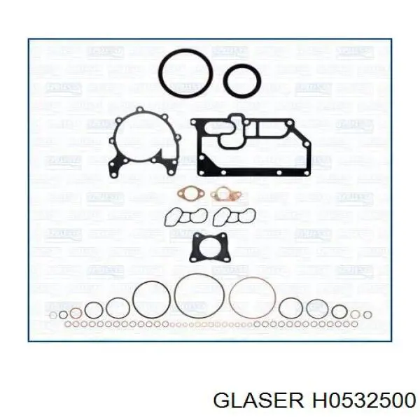 H0532500 Glaser прокладка головки блока циліндрів (гбц, ліва)