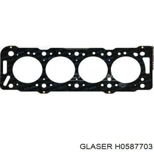 Прокладка ГБЦ Glaser H0587703 ціна, від 30.17 USD