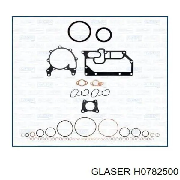 Прокладка головки блока циліндрів (ГБЦ), права Glaser H0782500 ціна, від 10.28 USD