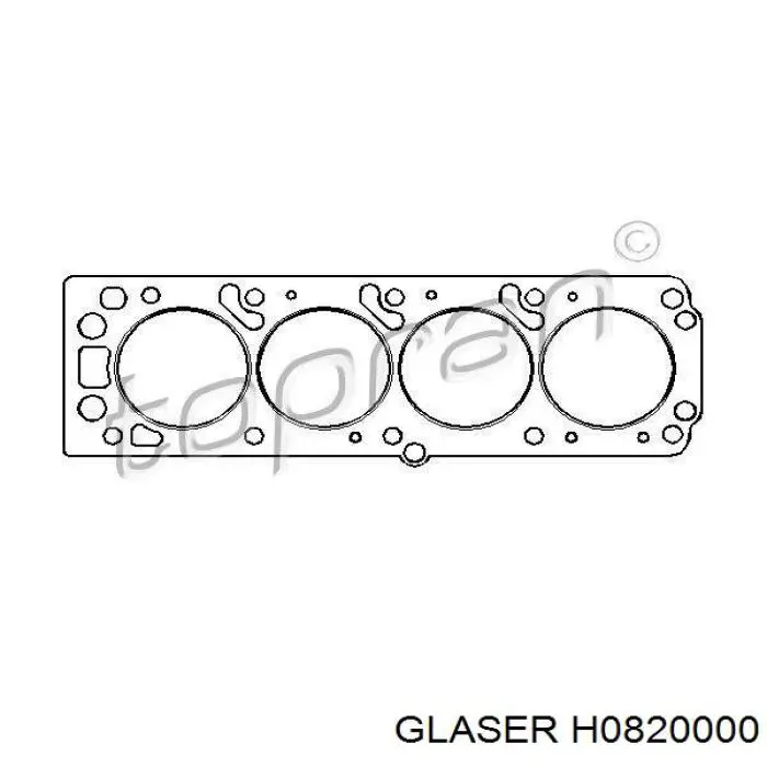 H0820000 Glaser Прокладка під головку