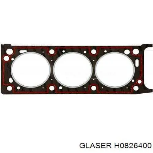 Купити H0826400 Glaser Прокладка ГБЦ