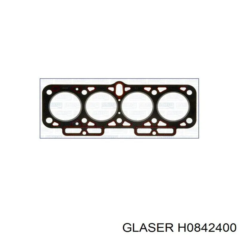 GLA0842480F Glaser прокладка головки блока циліндрів (гбц)
