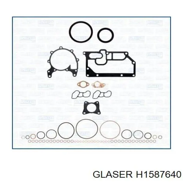 Прокладка головки блока циліндрів (ГБЦ) H1587640 Glaser