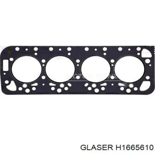 H1665610 Glaser прокладка головки блока циліндрів (гбц)