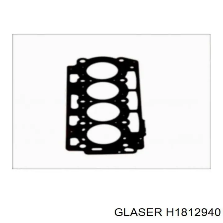 H1812940 Glaser прокладка головки блока циліндрів (гбц)