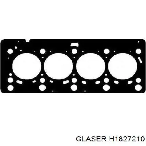 Прокладка головки блока циліндрів (ГБЦ) Renault (RVI) 7700107818