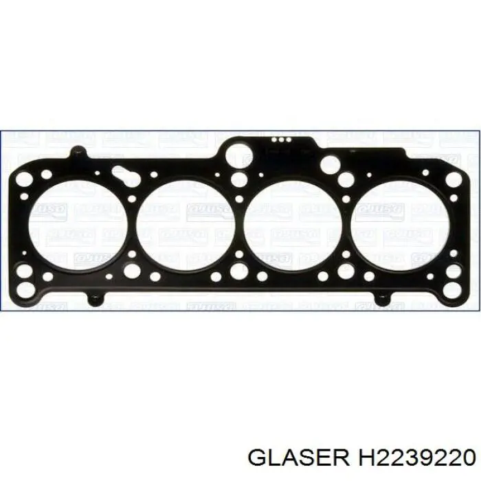 H2239220 Glaser прокладка головки блока циліндрів (гбц)