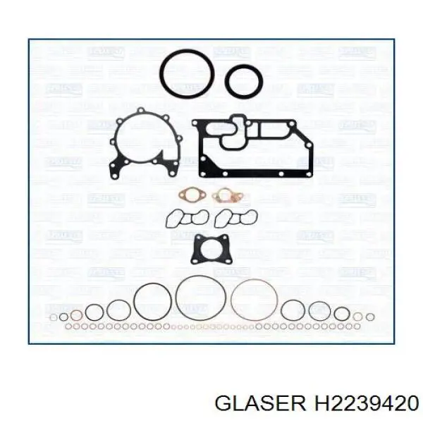 Прокладка головки блока циліндрів (ГБЦ) H2239420 Glaser