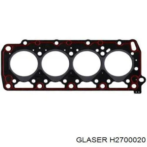 Прокладка ГБЦ Glaser H2700020 ціна, від 17.01 USD