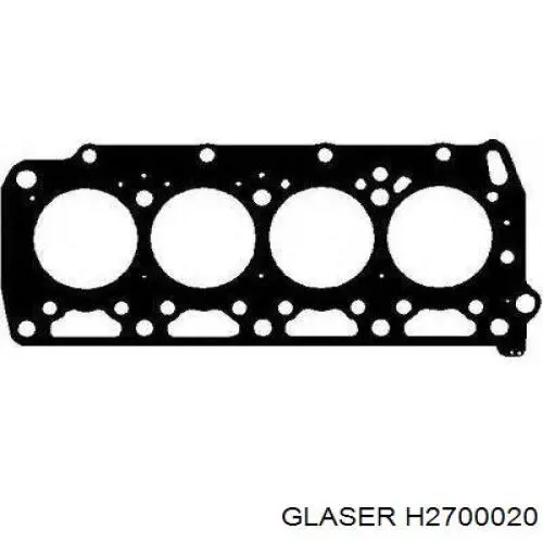 Прокладка головки блока циліндрів (ГБЦ) H2700020 Glaser