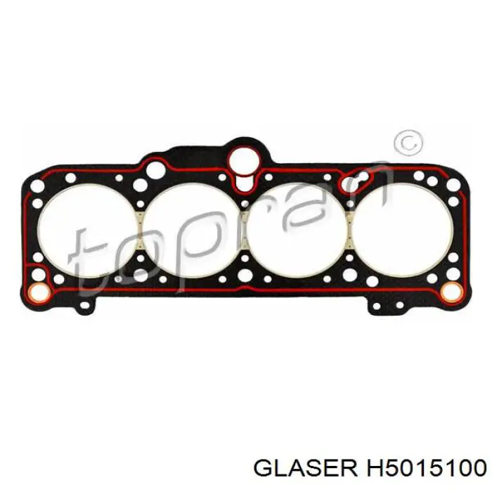 Прокладка ГБЦ Glaser H5015100 ціна, від 12.32 USD