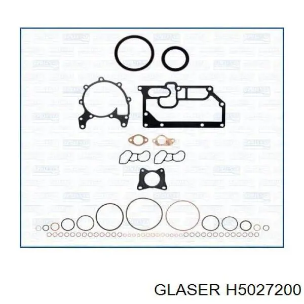 H5027200 Glaser прокладка головки блока циліндрів (гбц, права)