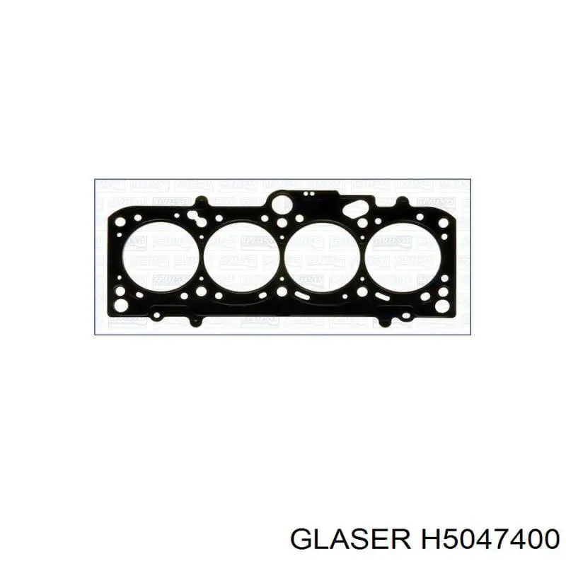 Прокладка головки блока циліндрів (ГБЦ) H5047400 Glaser