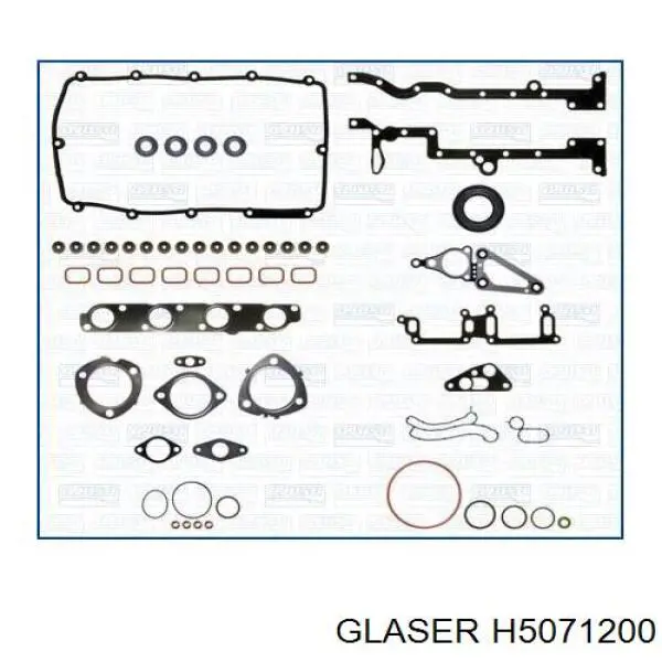 H5071200 Glaser прокладка головки блока циліндрів (гбц)