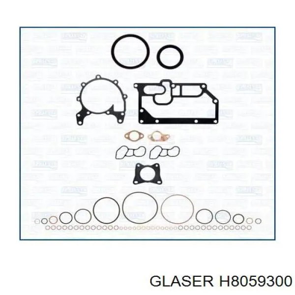 Прокладка головки блока циліндрів (ГБЦ) H8059300 Glaser