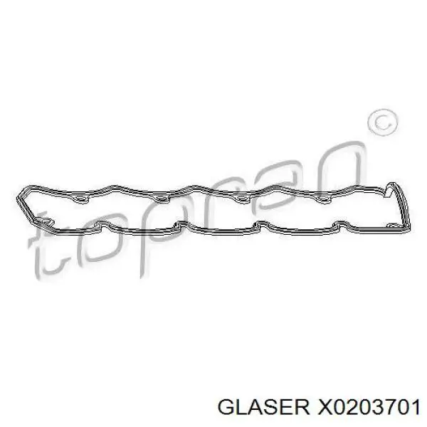 X0203701 Glaser прокладка клапанної кришки двигуна