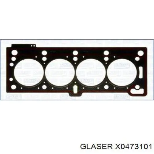 X0473101 Glaser прокладка клапанної кришки двигуна