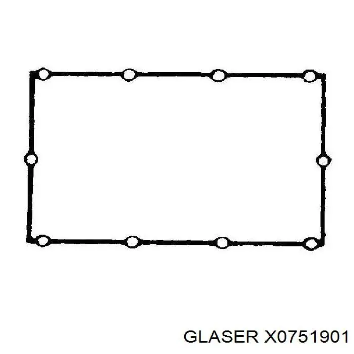 X0751901 Glaser прокладка клапанної кришки двигуна