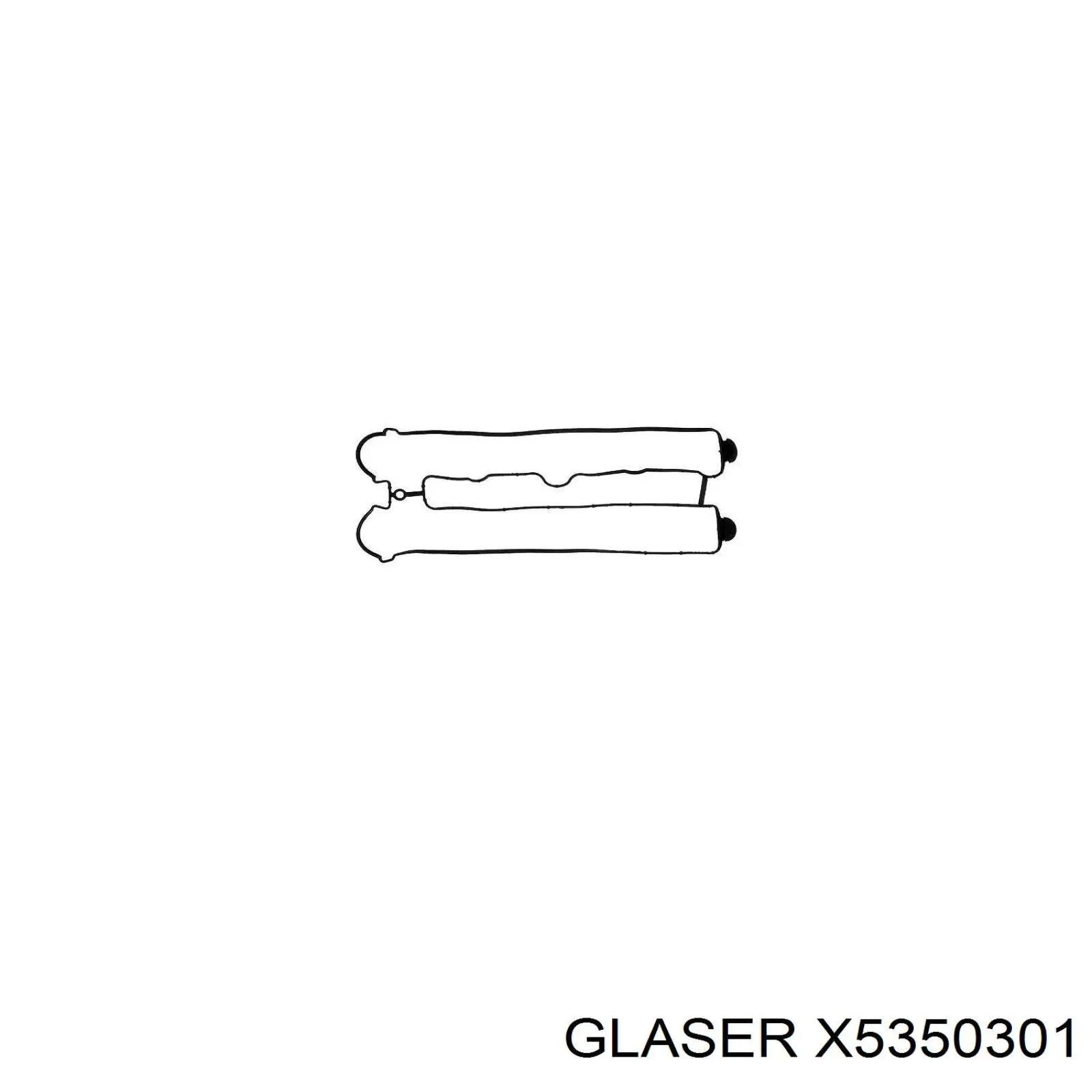 Прокладка клапанної кришки двигуна X5350301 Glaser